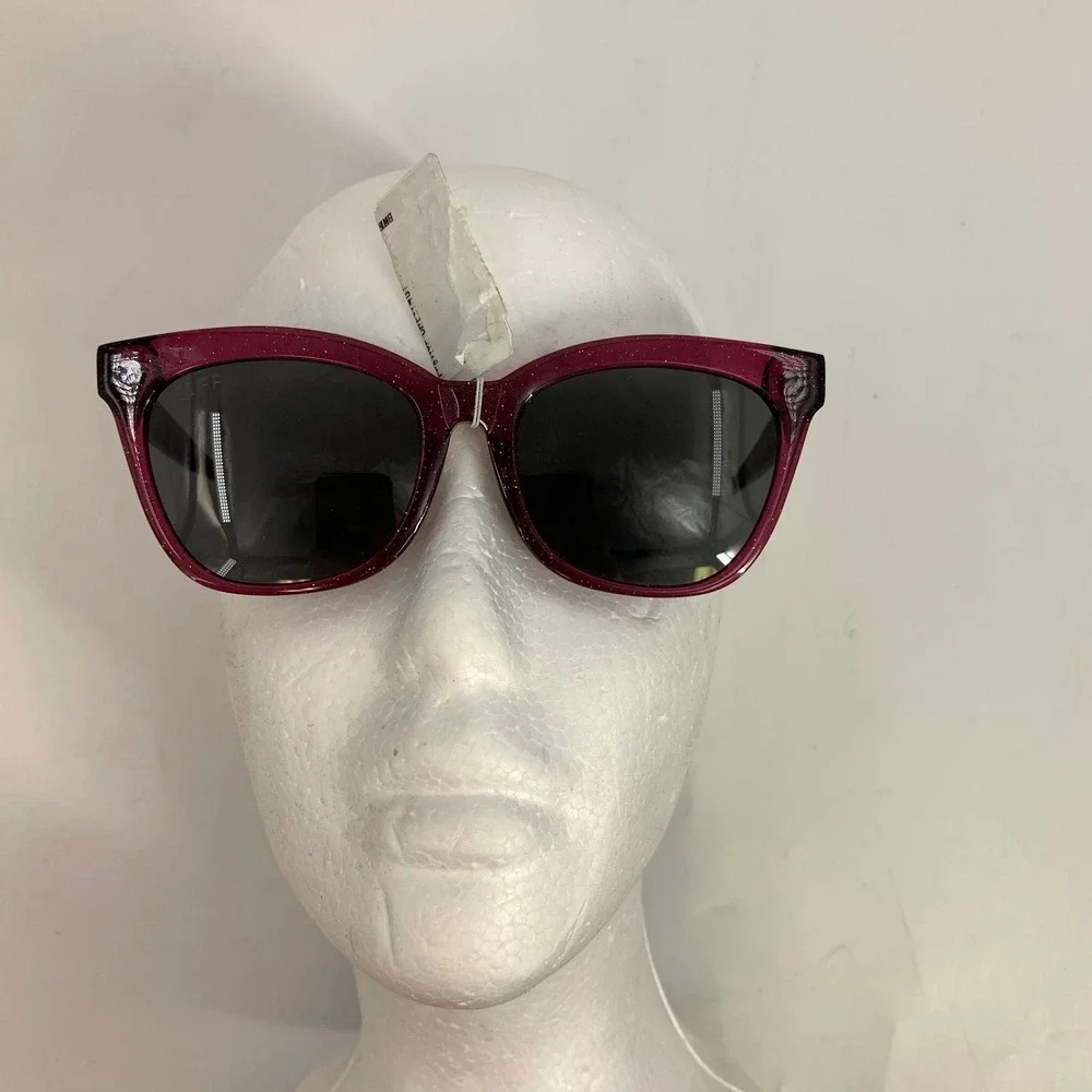 DIFF Eyewear Winston Purple Glitter Sunglasses Women's Fashion‎ DE01-0128-FUBBB